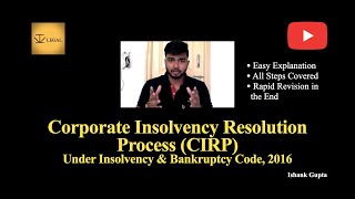 CIRP  Corporate Insolvency Resolution Process  All Steps from CIRP to Liquidation ivlegal [upl. by Livesay]