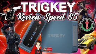 TRIGKEY SPEED S5 MINI PC 8 Core 16 Thread Ryzen 7 5800H Up to 44GHz 16G DDR4  500G NVME SSD [upl. by Eruza305]