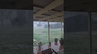 Heavy Hail At Wangaratta December 2023 [upl. by Dahraf]