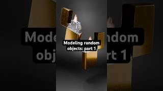 Day 1 of modeling random objects Comment what I should model next blender 3dart fyp 3dmodeling [upl. by Acireed245]