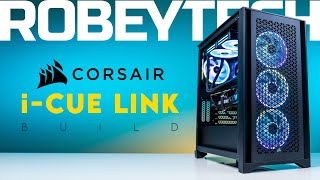 Its Epic and SO Much Less Cable Management The Corsair iCUE Link Build [upl. by Oirifrop]