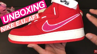 NIKE AIR FORCE 1 HIGH X EU EMOTIONALLY UNAVAILABLE UNBOXING [upl. by Dixon]