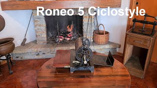 Old mimeograph Roneo 5 from 1910 and how to use it to do some copies Video N° 140 [upl. by Georgeta]