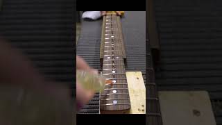 1972 Fender Stratocaster Dot replacement fret job and Setup [upl. by Burnight661]