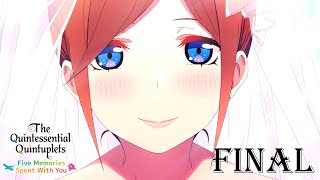 The Quintessential Quintuplets Five Memories Spent With You  Miku Route Good Ending [upl. by Euqinimod]