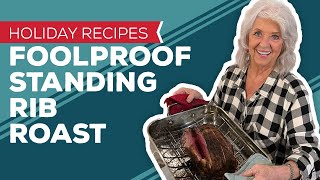 Holiday Cooking amp Baking Recipes Foolproof Standing Rib Roast Recipe [upl. by Vogeley238]