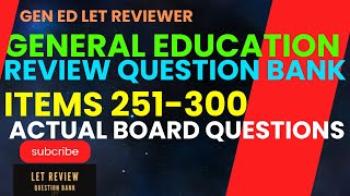 General Education Review Question Bank 251300 [upl. by Tingey872]