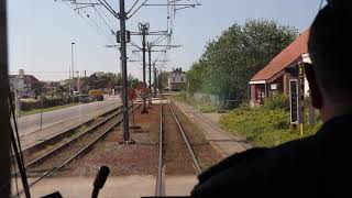 Last day of trams in Lombardsijde Belgium [upl. by Annaya]