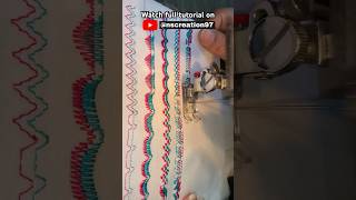 How to use twine needle  Machine embroidery [upl. by Leelah]