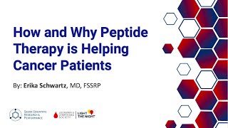 How and Why Peptide Therapy Is Helping Cancer Patients  Erika Schwartz MD [upl. by Allenrac]