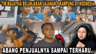 TIM MALAYSIA BELANJAKAN JAJANAN 1 KAMPUNG DI INDONESIA❗❗ [upl. by Melda]