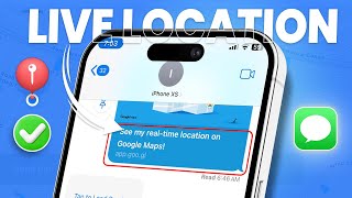 How to Share Live Location on iPhone with Friends or Family  RealTime Location Sharing [upl. by Tulley]