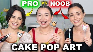 Cake Pop Art Challenge ft Rosanna Pansino PRO vs NOOB  Merrell Twins [upl. by Ephrayim714]