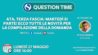 ATA terza fascia martedì si parte Ecco tutte le novità per la compilazione della domanda [upl. by Otsenre18]