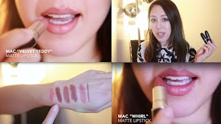 Kylie Jenner Lip Colors  MAC Velvet Teddy Whirl [upl. by Athena]