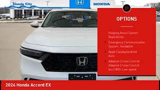 2024 Honda Accord Schlossmann Honda City Inventory 40989 [upl. by Essej]