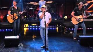 Kenny Chesney Come Over live The Tonight Show Jay Leno 71212 [upl. by Hsizan]