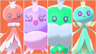 FULL FRILLISH EVOLUTION TEAM  Shiny Frillish amp Jellicent Moveset  All Forms [upl. by Desiri789]