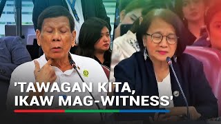 Duterte invites Castro to witness a murder Ayoko maging katulad mo she answers [upl. by Ignatius]