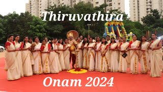 Thiruvathira  Onam Celebration 2024 Pruksa Silvana [upl. by Leese]