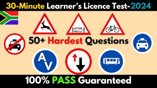 30 Minutes of Tough Learners License Test Questions  Can You Pass 2024 Real Test [upl. by Gildea]