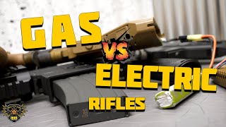 When Choosing Between Gas vs Electric Rifles in Airsoft [upl. by Ruthven]