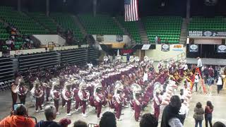 Alabama AampM Maroon amp White Marching Band Pre Battle Warm Up vs Alabama State In Birmingham 2017 [upl. by Jemmy]