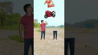 Bike  Tempo  Tractor  Duplicate Brother  Funny vfx Magic video shorts viral vfx [upl. by Haleelahk231]