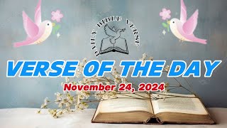 VERSE OF THE DAY NOVEMBER 24 2024 [upl. by Ainival]