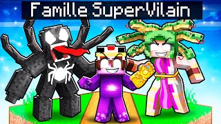 Adopté par une FAMILLE de SUPER VILAIN sur Minecraft [upl. by Shandra]