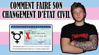 Comment faire son changement d’État civil sans avocat  FTM Transgenre Français  Crazyden [upl. by Seale]