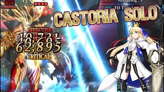 【FGO】 Castoria SOLO  Goetia 『SOLO』 ft Artoria Caster [upl. by Scheld934]