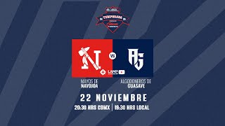 Mayos vs Algodoneros  22 Noviembre Juego 1 LAMP 24 25 [upl. by Aihsetan791]