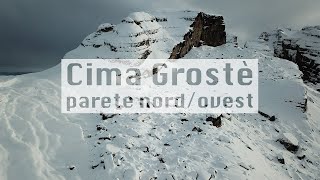 FREERIDE SKI  📍 Cima Grostè  parete nordovest [upl. by Codi]