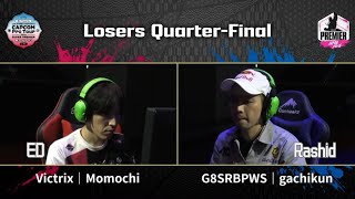 Momochi ED vs gachikun Rashid  Losers QuarterFinal  Super Premier Japan  Capcom Cup Tour [upl. by Jairia429]