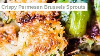 Crispy Parmesan Brussels Sprouts [upl. by French]