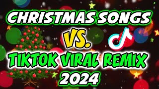 CHRISTMAS SONGS VS TIKTOK REMIX 2024  NEW CHRISTMAS SONGS TIKTOK REMIX DISCO TRAXX [upl. by Eimareg981]