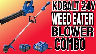 Kobalt 24v Weed Eater Blower Combo [upl. by Devol]