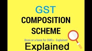 GST Composition Scheme for Small Business  Inter State Purchases are Allowed Turnover limit 75 Lac [upl. by Irrac]