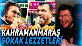 EFE UYGAÇ ALİ BİÇİM KAHRAMANMARAŞ SOKAK LEZZETLERİNİ DENEDİK İZLİYOR MesutCanTomay bicimali [upl. by Aras]