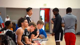 HOUSTON HOOPS 2028 BACKCOURT COMBINES FOR 50 IN FRONT OF UH COACHES  ShotByRandino [upl. by Kos]