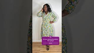 Iconic DVF Vogue Wrap Dress easysewing seweasy voguefashion voguesewinngpattern [upl. by Mehalek]