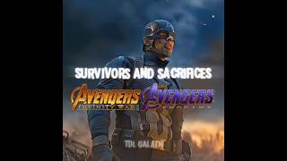 The survivors amp the sacrifises  Avengers edit  Dzanum 4K mcu [upl. by Mathilda]