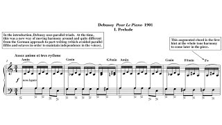 Analysis Debussy Pour Le Piano I Prelude [upl. by Arihsat]