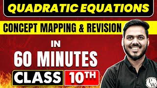 QUADRATIC EQUATIONS in 60 Minutes  Maths Chapter 4  Class 10th CBSE Board [upl. by Jocelyne56]