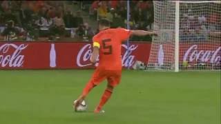 Giovanni Van Bronckhorst long shot goal vs Uruguay [upl. by Adolphus]