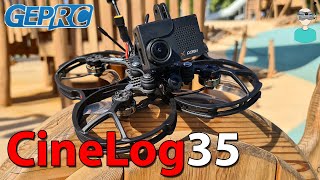 Geprc CineLog35  Setup Review amp Flight Footage [upl. by Rehpetsirhc]