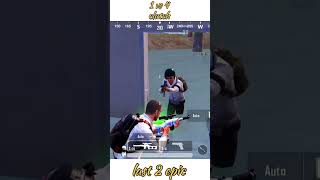 1 vs 4 clutch victor Takala last 2 was epic pubgmobile viralvideoshorts [upl. by Atnauq]