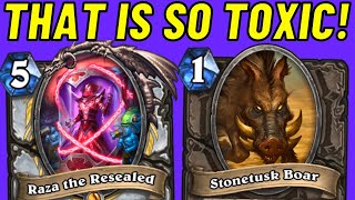 The MOST Toxic Hearthstone Deck EVER [upl. by Ymaj]