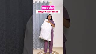 Wow 😳 Huge skirt haul from Meesho 😍 Meesho skirt haul skirt skirtsuit meesho dresshaul fyp [upl. by Muncey]